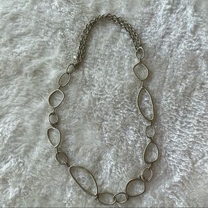 New Premier Designs Oval‎ Antiqued gold Linked Chain Necklace